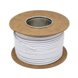 Przewód głośnikowy 2x1,5 SMYP miedż biały / 2757