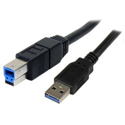 StarTech.com USB3SAB3MBK 3m Black SuperSpeed USB 3.0 Cable A to B - M/M