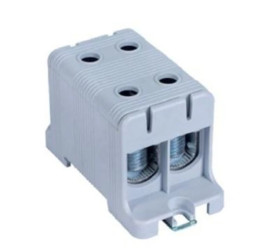 Blok rozdzielczy ‑ odgałęźny 2 ‑ polowy 16-95mm2 szary montaż płaski FJ-E95/2 1000060