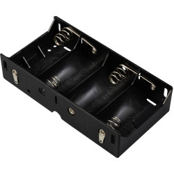 TRU COMPONENTS TC-13220484 Battery tray 4x D Solder lug LxWxH 140x72x31mm