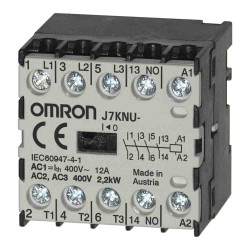 Stycznik 24 V AC Omron styki: 4 2,2 kW 5 A 4NO J7KNU-05-4 24