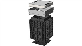 Studnia Kompaktowa Z Poliwęglanu Ek358k1 (Sk1) Pokrywa Wybetonowana B125...