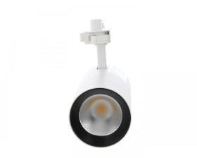 Reflektor szynowy, punktowy COB VERKO biały 1-fazowy 24W 4000K 1920lm C40-VRK-1F-024WH-4K