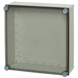 Fibox 8113088 CAB PCQ 40x40x17cm T cabinet Enclosure, PC Smoke transparent cover