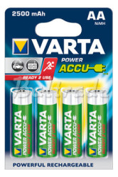 4 x akumulatorki Varta Ready2use R6 AA 2500mAh