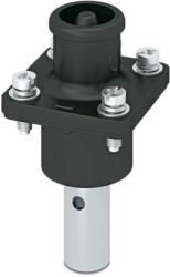 Plug, 1 pole, crimp connection, straight, 1176282