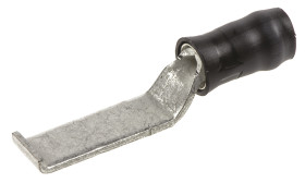 Konektor płaski PIDG, Czarny 16AWG 1.6mm² 22AWG 0.25mm², TE Connectivity Bez osłony