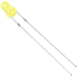TRU COMPONENTS TC-9510476 LED wired 3 mm Yellow Circular 100 mcd 60&#xB0; 20 mA