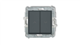 Mini Mechanizm Łącznika Żaluzjowego Z Podtrzymaniem Grafitowy Mat 28Mwp-88