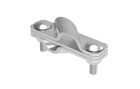 Złącze krzyżowe skośne pręt-pręt 3-elem. stal nierdzewna 116.5 NI 11600505