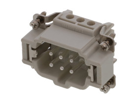 Moduł złączy dużej mocy 6-pinowe Molex 16A 6P Męski Śruba Proste