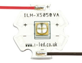 Dioda UV LED, N5050 1 Powerstar, 4-pinowa, Montaż powierzchniowy, dł. fali: 390nm, kąt: 135°