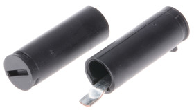 Osłona bezpiecznikowa montowana w tablicy, Poliamid, do bezpiecznika: 6.3 x 32mm, IP40, do uzytku z: Bezpiecznik 6,3 x