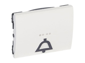 SISTENA LIFE Klawisz Arctic z symbolem dzwonka do mechanizmów podświetlanych 771012 LEGRAND