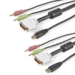 StarTech.com USBDVI4N1A6 StarTech.com 6 ft 4-in-1 USB DVI KVM Cable with