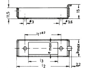 Obudowa złącza PCB Telegärtner B0301