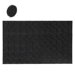 Podkładki filcowe pod krzesła samoprzylepne okrągłe 20mm czarne 77 szt