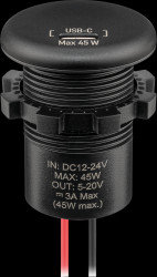 61680 Caravan USB-C socket, 45 W
