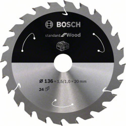 Tarcza tnąca z węglików spiekanych Bosch Accessories PRO Wood cordless 136 x 20 mm 1 szt.