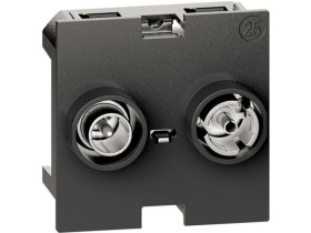 LIVING NOW Gniazdo TV-SAT 2 przewody - 2 moduły K4214M2D LEGRAND