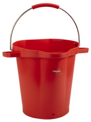 20l Vikan Hygiene Bucket, Red