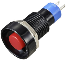 Miyama DS-263 Red Przełącznik wciskany 25 V/DC 3 A WYŁ-(WŁ) 2P SPST chwilowy 1 szt.