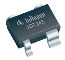 Tranzystor bipolarny o częstotliwości radiowej (RF) NPN SOT-343 12 V Montaż powierzchniowy 150 mA BFP196WNH6327XTSA1