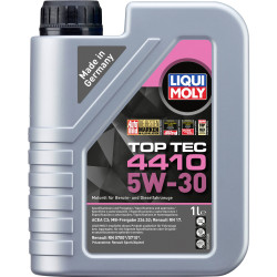 Liqui Moly21397 Top Tec 4410 Engine Oil 5W-30 1L Lubricates efficiently