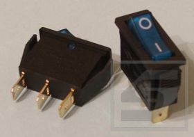 Przełącznik podśw.śr.niebieski 250V 15A/250VAC IXL-101-2C RoHS