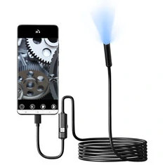 Endoskop 8mm 8 diod LED wodoszczelny typu C bezpośredni boreskop oceniony IP67 1 MP piksel elastyczny/drwina wysokiej rozdzielcz