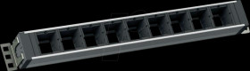 903.003 Socket strip, 19", 9-way, modular