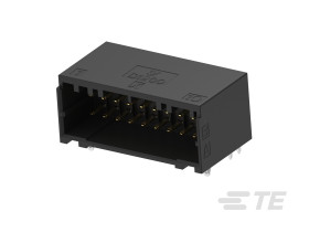 Listwa stykowa PCB 20-pinowe Dynamic 1000 raster: 2.5 mm Poziomy 2-rzędowe TE Connectivity Płyta W osłonie