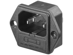 Wbudowana wtyczka AC z uchwytem bezpiecznika wbudowana wtyczka do...