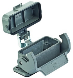 Surface mount housing, size 10A, die-cast aluminum, longitudinal bow locking, IP65, 09200100321