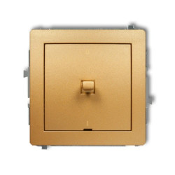 DECO Łącznik dwubiegunowego w stylu amerykańskim złoty 29DWPUS-9