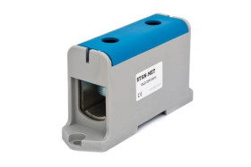 Złączka szynowa gwintowa al/cu 240mm2 niebieska WLZ-35P/240N