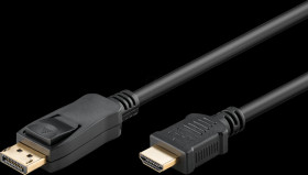 64839 DP 1.2 to HDMI 2.0 A male, 4K@60Hz, 1 m