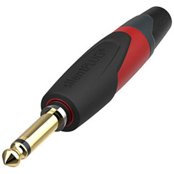 Neutrik NP2XX-AU-0 audio jack 6.35 mm 2 pins gold plated