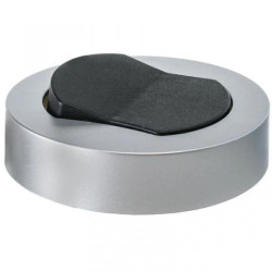 Włącznik meblowy srebrny nawierzchniowy fi65 230V 2,5A z kablem 2m 2x0,75mm2 (srebrno czany)