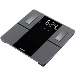 Beurer 76011 Smart bathroom scales 180 kg Black Bluetooth Platform Scales