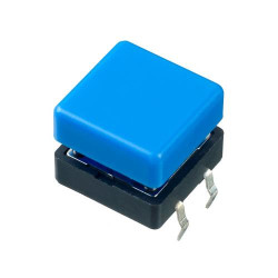 U5541 Blue 12mm Square Tactile Switch Cap for PHAP5-50 APEM