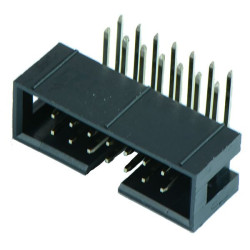 14-Way IDC Right Angle Pin Boxed Header 2.54mm