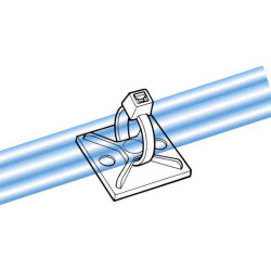 HellermannTyton 151-01806 MB2AM-PA66-BK Cable Mount Black Screw Fixing