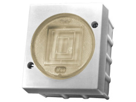 LAMBDA Wyłącznik pojedynczy biały ŁNH-1L/00 OSPEL