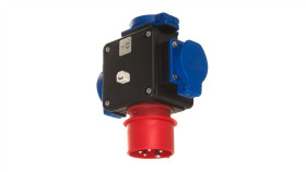 Rozdzielacz Siłowy 20P3165, Wtyk Zasilający 3P+N+Z 400V 16A, 6H, 3 Gniazda...