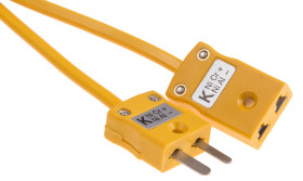 Kabel termopary/przewód przedłużający K dł. 5m 7/0,2mm -10 → +105 °C PVC 2-żyłowy Nieekranowany