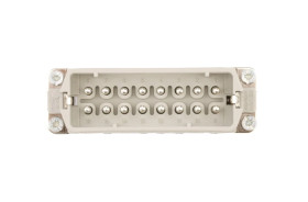 Wkład złącza 16P+PE męski 16A 250V EPIC H-A 16 SS 10530000