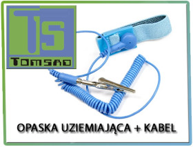 Grounding band for soldering