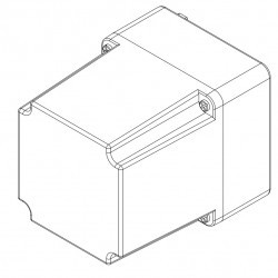 Puszka hermetyczna n/t szara Industrial IP55 2702-00