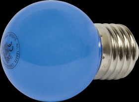 S21-LED-000732 LED bulb, E27, 1 W, blue
